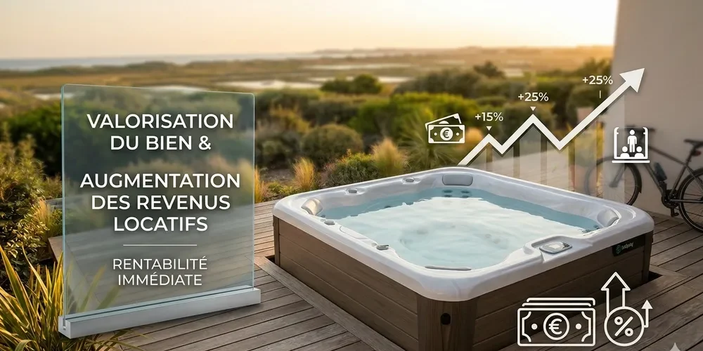 Valorisation se don bien immobilier avec un spa en vendée